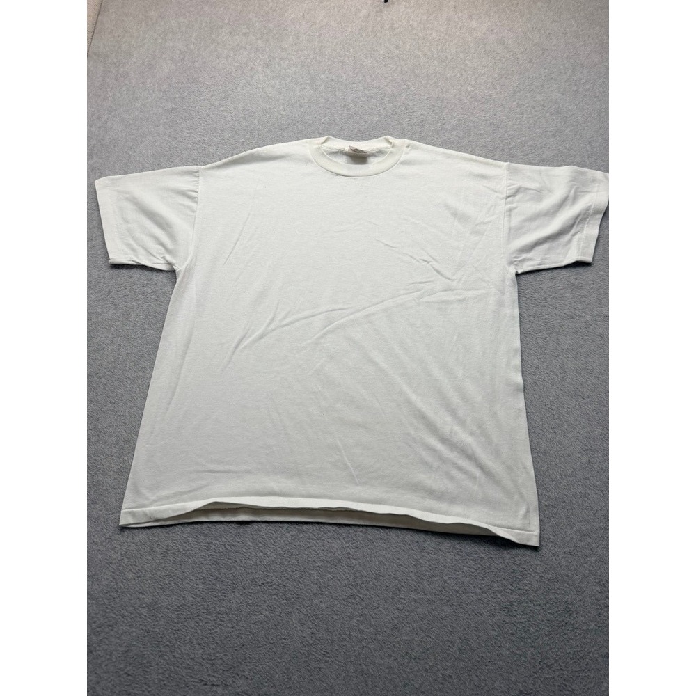 Vintage Sunbelt White Short Sleeve Crew Neck T-Shirt Mens XL D-1-4(3743)